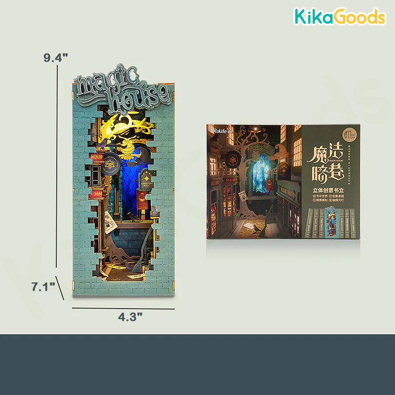 Rolife Book Nook Shelf Insert - Magic House - Image 3
