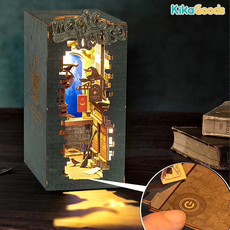 Rolife Book Nook Shelf Insert - Magic House - Image 4