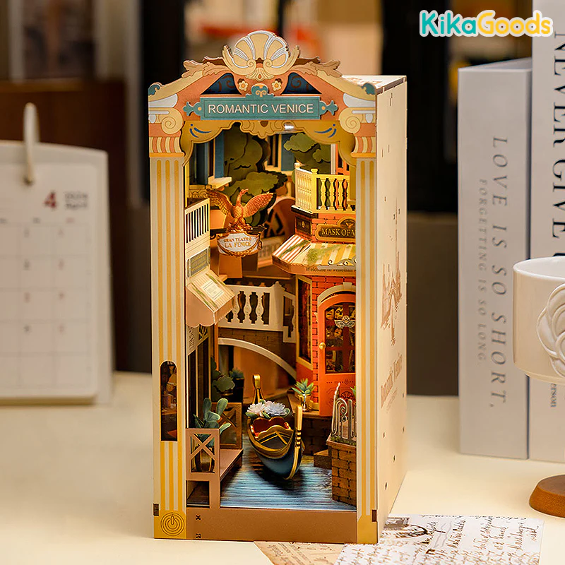 Rolife Book Nook Shelf Insert - Romantic Venice - Image 9