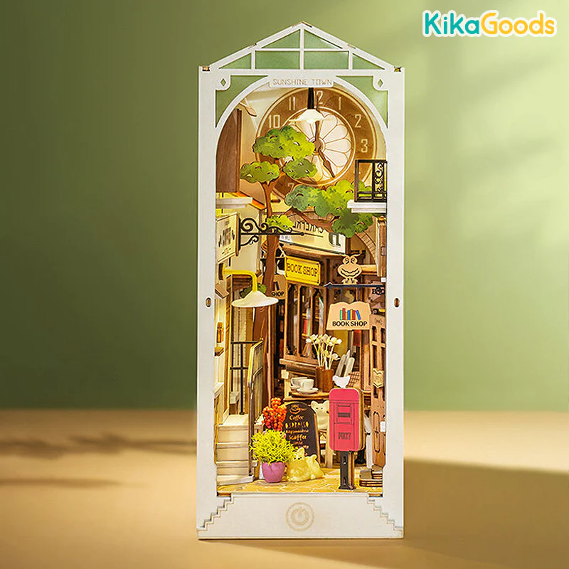 Rolife Book Nook Shelf Insert - Sunshine Town - Image 6