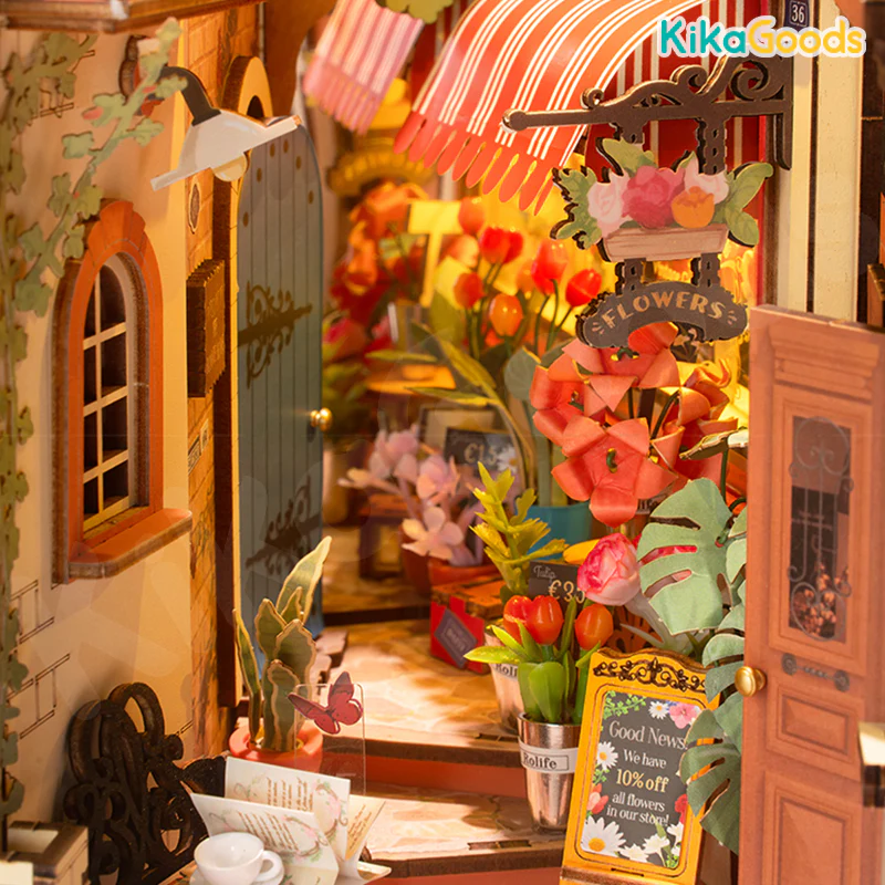 Rolife Book Nook & Wonderland - Floral Corner - Image 4