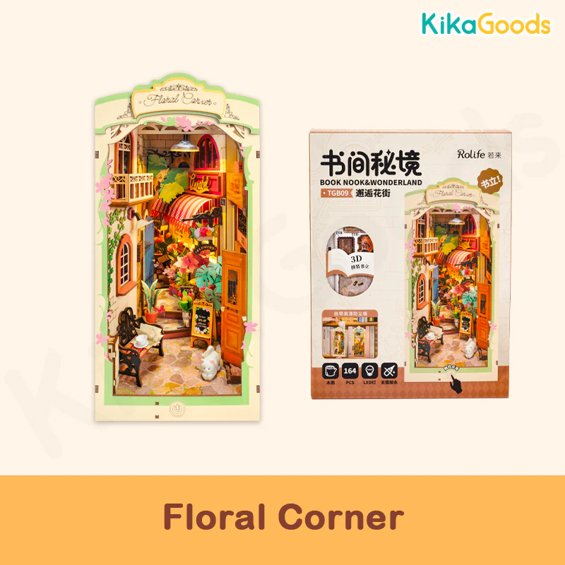 Rolife Book Nook & Wonderland - Floral Corner - Image 8