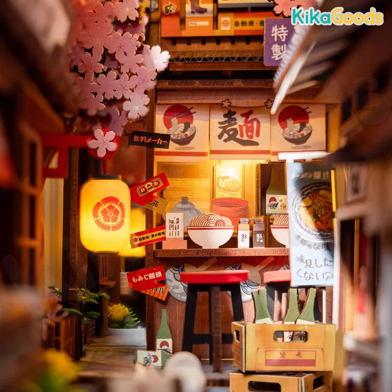 Rolife Book Nook & Wonderland - Sakura Wine Alley - Image 2