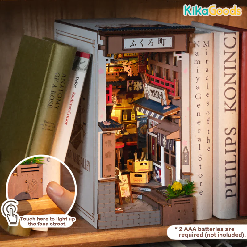 Rolife Book Nook & Wonderland - Sakura Wine Alley - Image 3