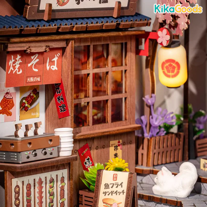 Rolife Book Nook & Wonderland - Sakura Wine Alley - Image 5
