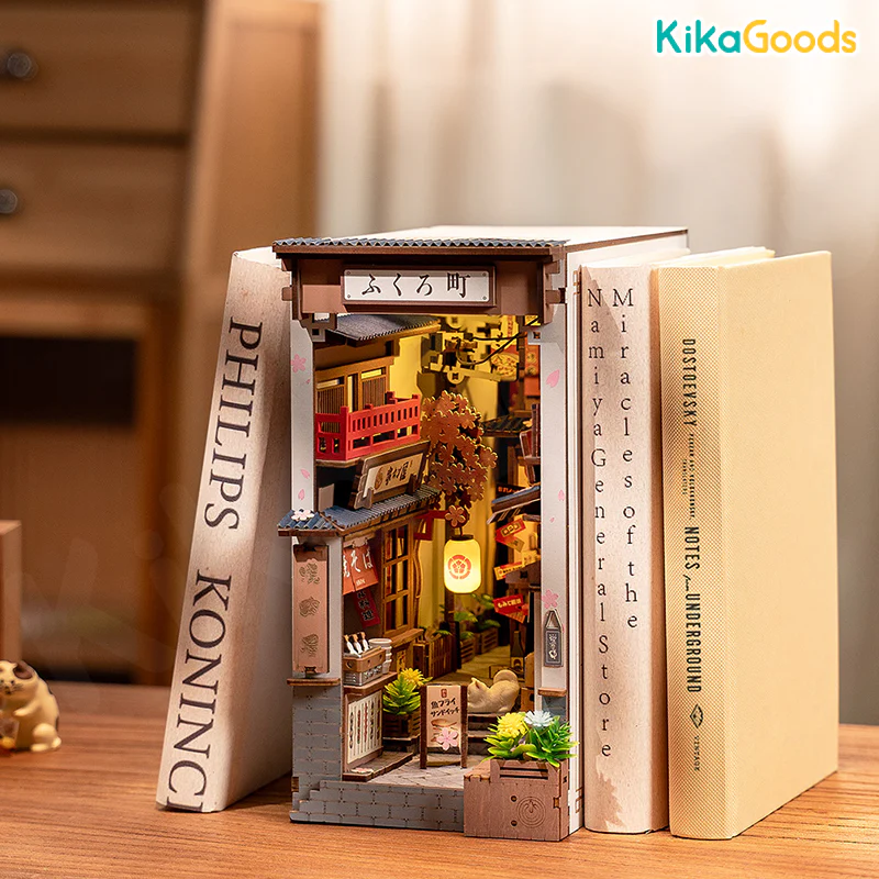 Rolife Book Nook & Wonderland - Sakura Wine Alley - Image 8