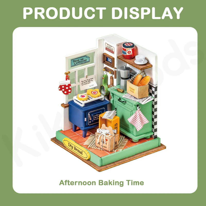 Rolife Little & Warm Space Series 2 DIY Miniature House - Afternoon Baking Time - Image 4