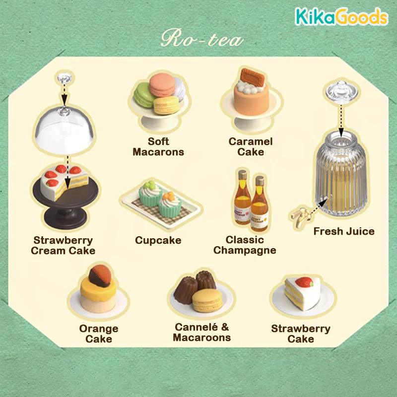 Rolife Super Creator DIY Miniature House - Afternoon Tea - Image 4