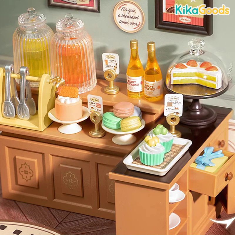 Rolife Super Creator DIY Miniature House - Afternoon Tea - Image 5