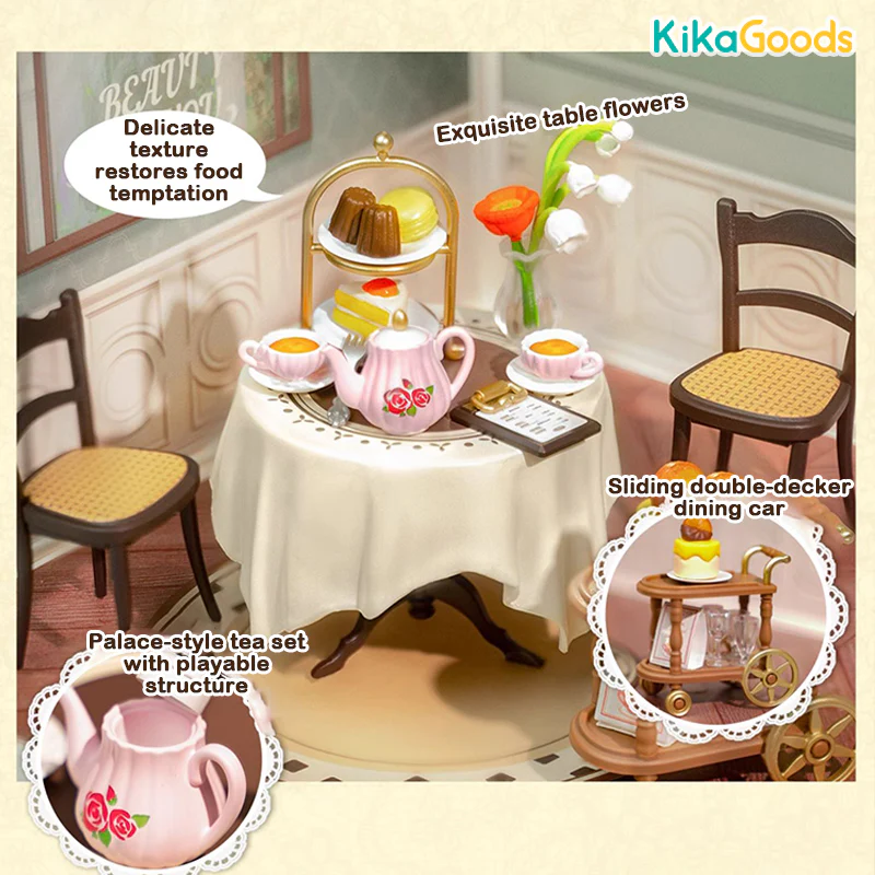 Rolife Super Creator DIY Miniature House - Afternoon Tea - Image 6
