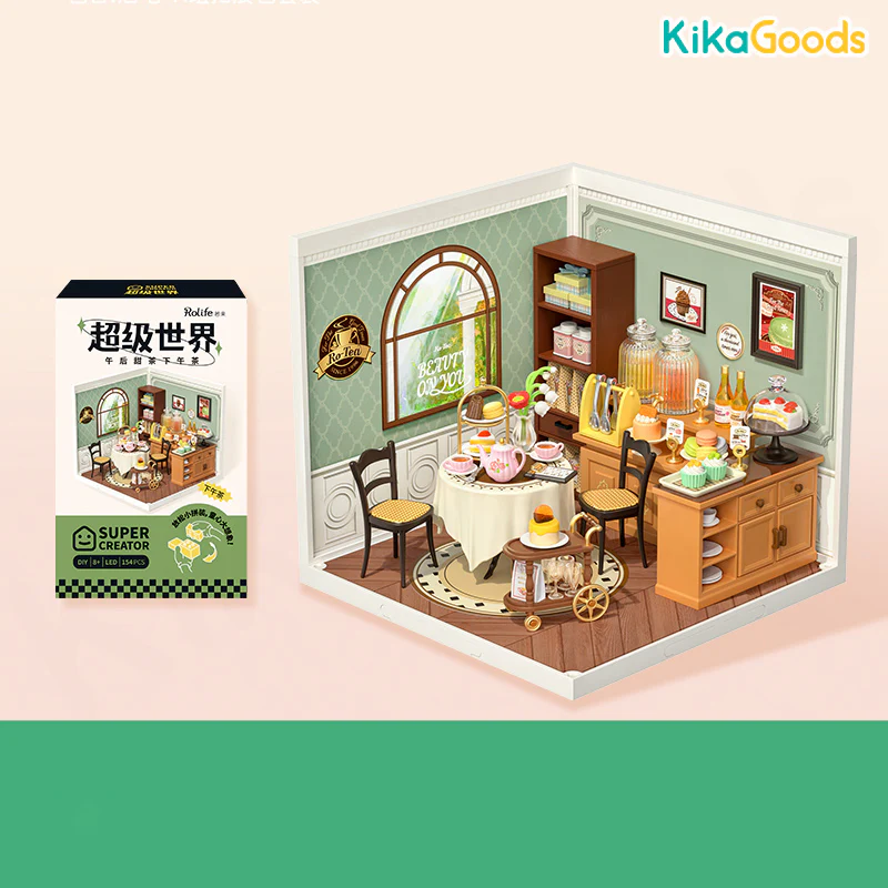 Rolife Super Creator DIY Miniature House - Afternoon Tea - Image 9