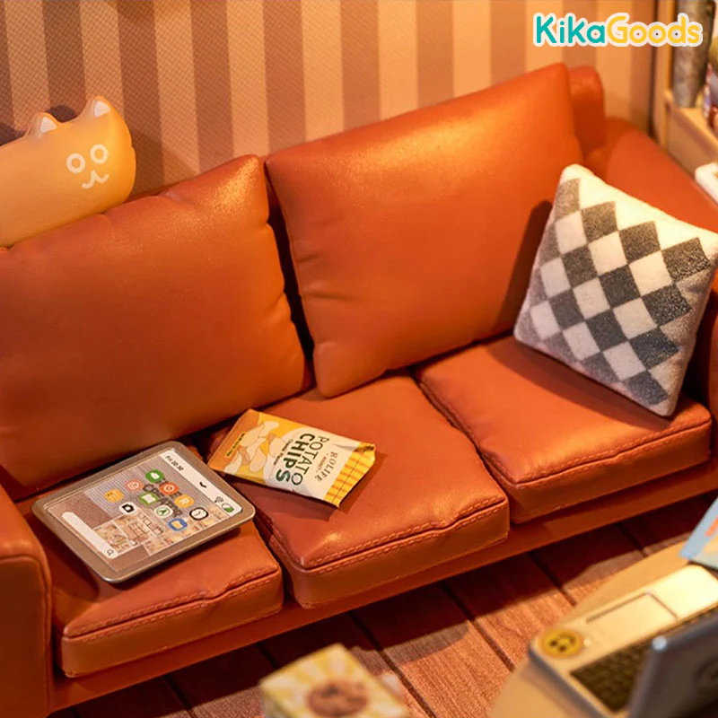 Rolife Super Creator DIY Miniature House - Cozy Living Lounge - Image 6