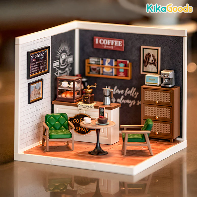 Rolife Super Creator DIY Miniature House - Breezy Time Cafe