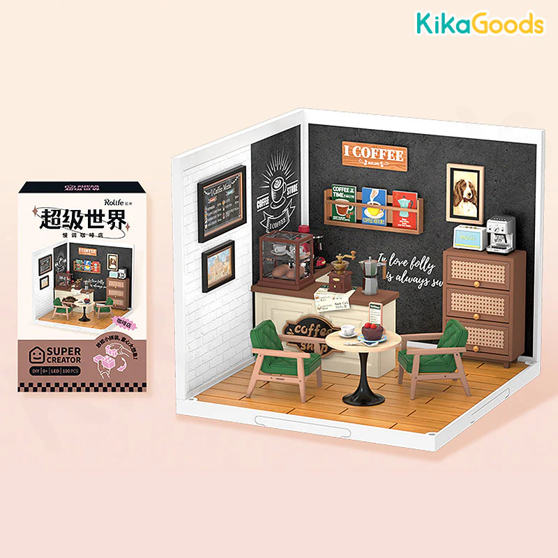 Rolife Super Creator DIY Miniature House - Breezy Time Cafe - Image 5