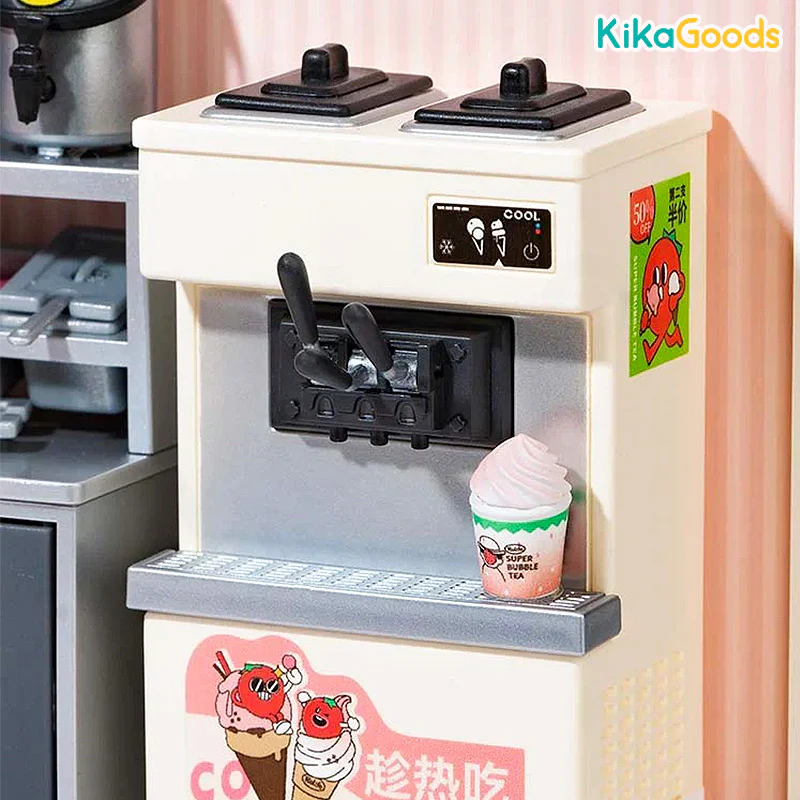 Rolife Super Creator DIY Miniature House - Double Joy Bubble Tea - Image 6