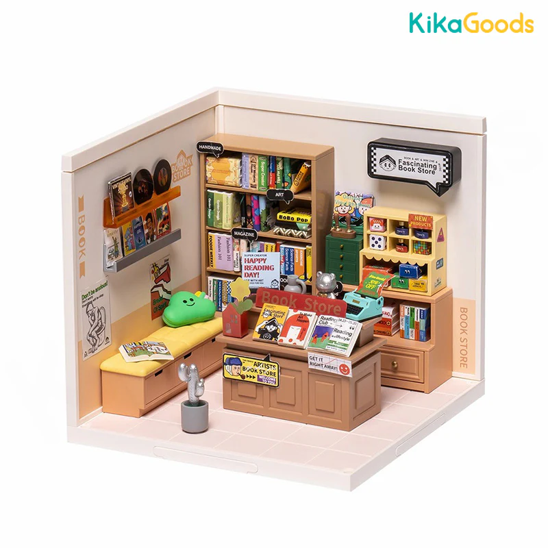 Rolife Super Creator DIY Miniature House - Fascinating Book Store - Image 10