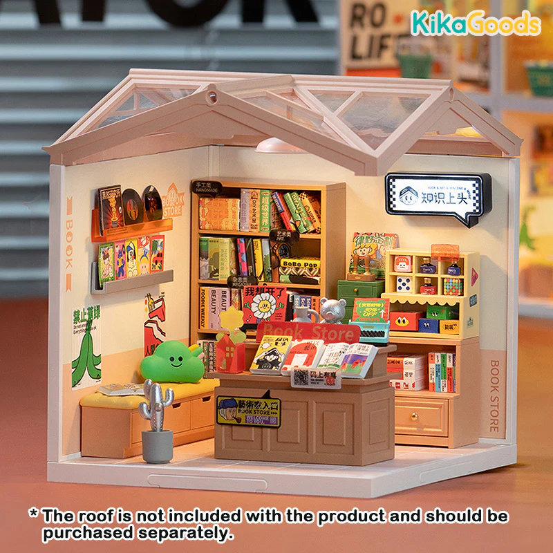 Rolife Super Creator DIY Miniature House - Fascinating Book Store - Image 2