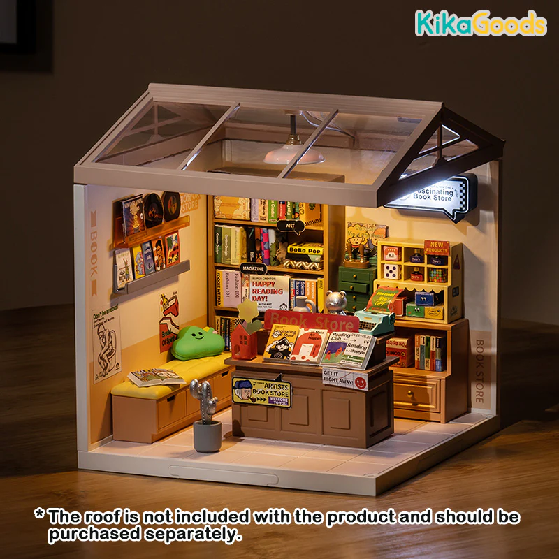 Rolife Super Creator DIY Miniature House - Fascinating Book Store - Image 3