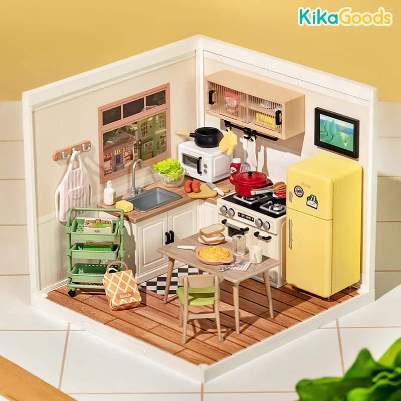 Rolife Super Creator DIY Miniature House - Happy Meals Kitchen