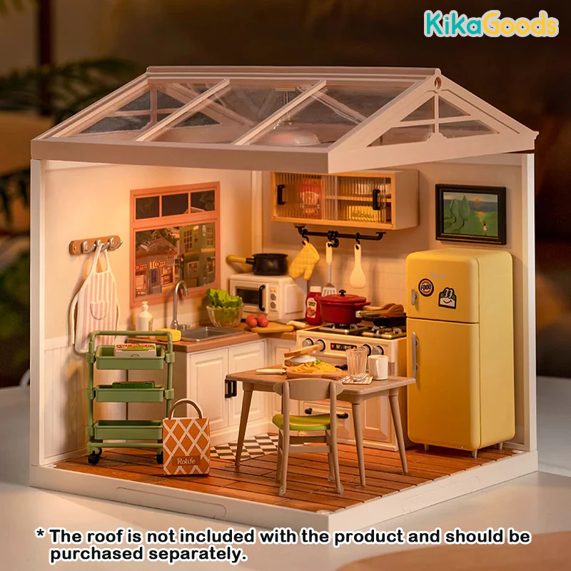 Rolife Super Creator DIY Miniature House - Happy Meals Kitchen - Image 2
