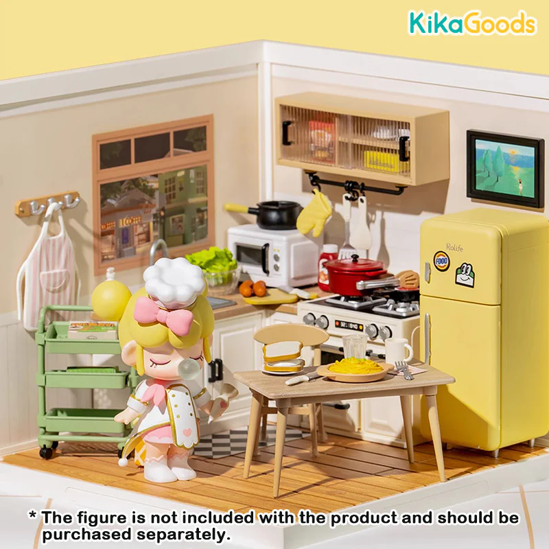 Rolife Super Creator DIY Miniature House - Happy Meals Kitchen - Image 4