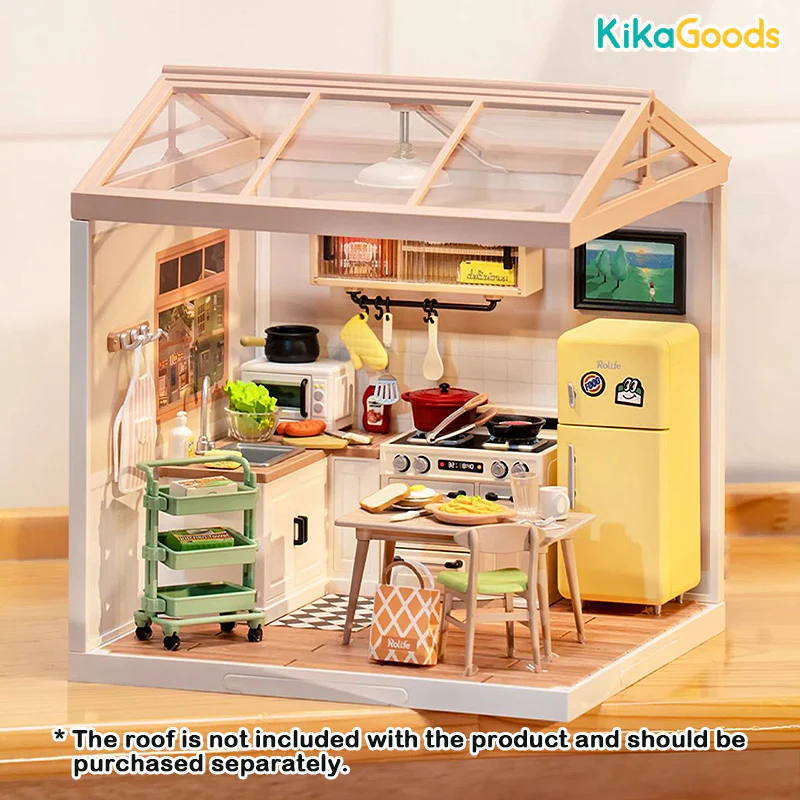 Rolife Super Creator DIY Miniature House - Happy Meals Kitchen - Image 5