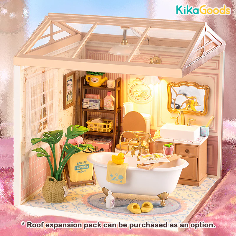 Rolife Super Creator DIY Miniature House - Pop Bubble Bathroom - Image 3