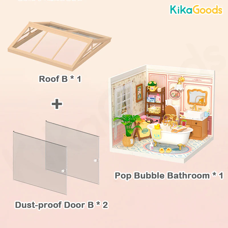 Rolife Super Creator DIY Miniature House - Pop Bubble Bathroom - Image 7