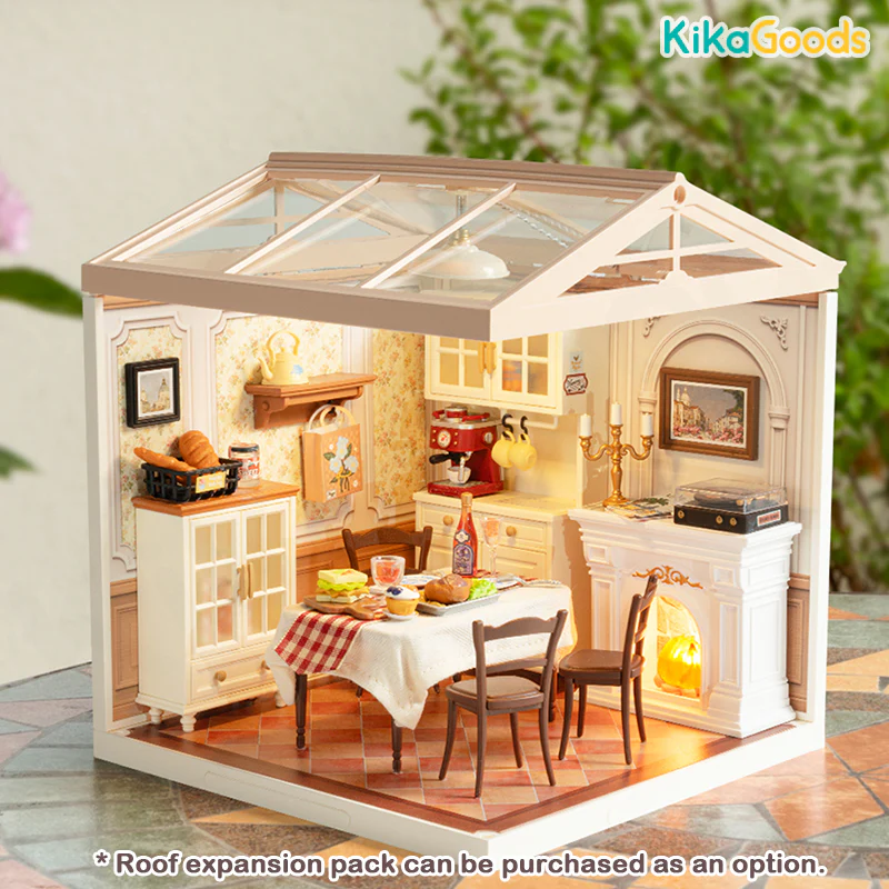 Rolife Super Creator DIY Miniature House - Warm Dining Room - Image 4