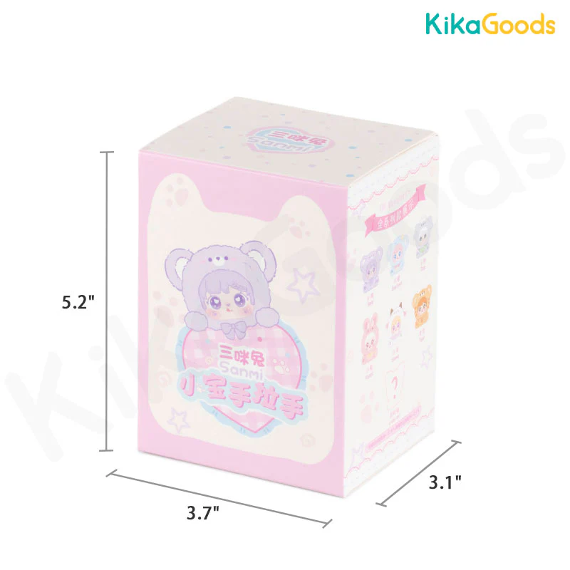 Sanmi Rabbit's Little Baby Hand in Hand Series Plush Blind Box - Image 20