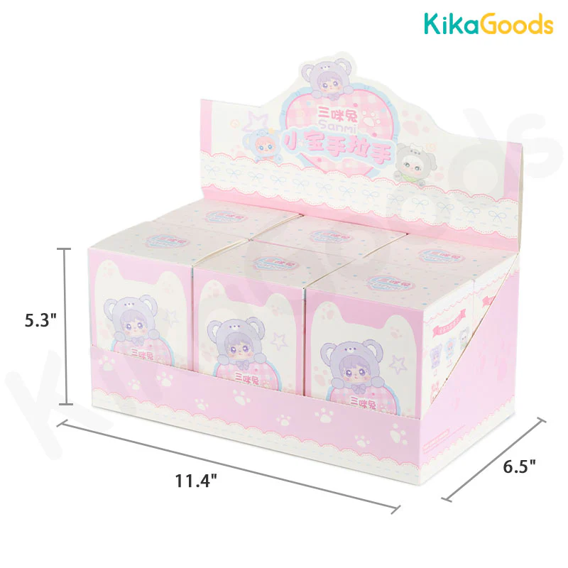 Sanmi Rabbit's Little Baby Hand in Hand Series Plush Blind Box - Image 22