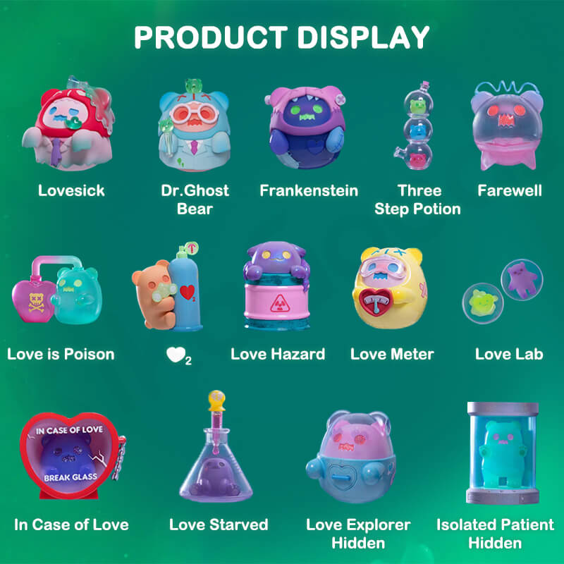 Shinwoo Baby Ghost Bear Lovesick Lab Blind Box - Image 2