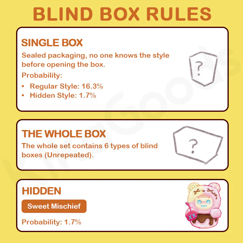 ShinWoo Bittersweet Series Vinyl Plush Blind Box - Image 3