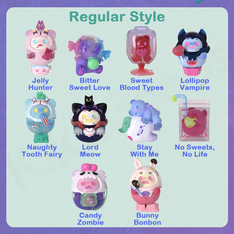 ShinWoo Ghost Bear Vampire Candy Shop Series Blind Box - Image 2