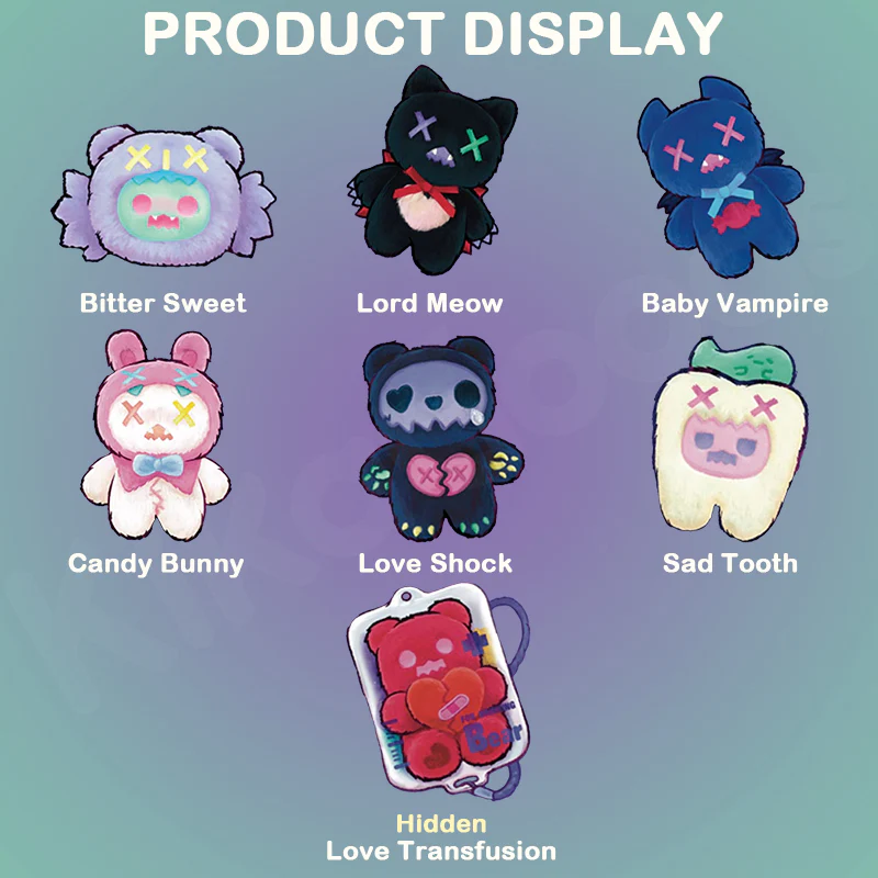 ShinWoo Vampire Candy Shop Series Plush Blind Box - Image 2