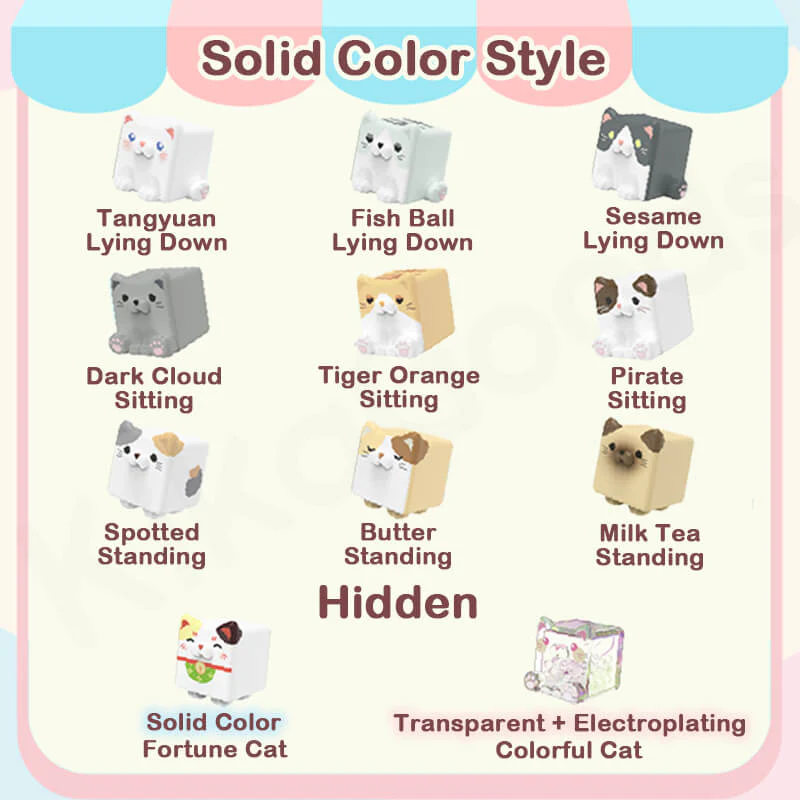 Square Cat Series Blind Box - Image 3