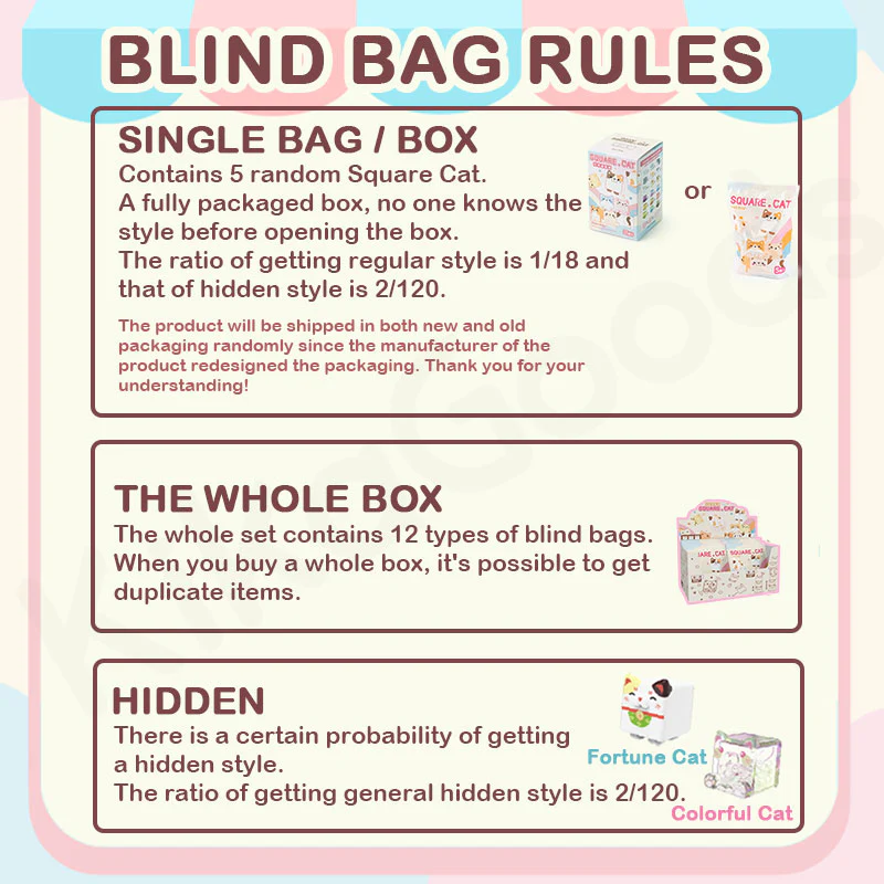 Square Cat Series Blind Box - Image 4