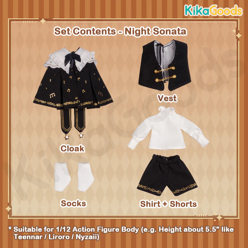 Symphony Performer Series 1/12 BJD Clothing Set - Image 6