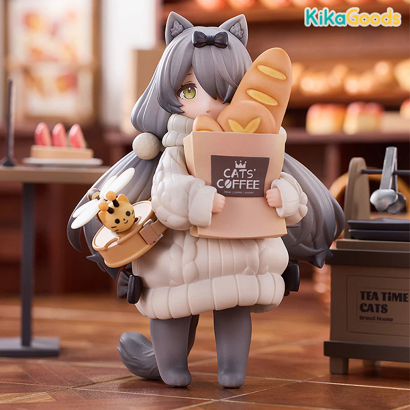 Tea Time Cats Meow Town Bakery Series Figure