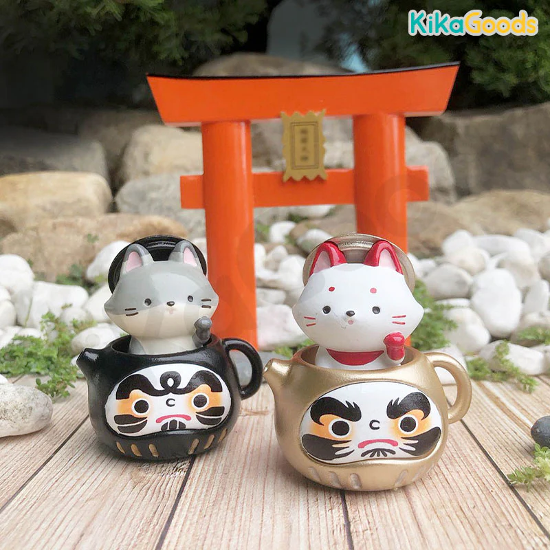 Teapot Fox Daruma 1 + 2 Series Blind Box - Image 5
