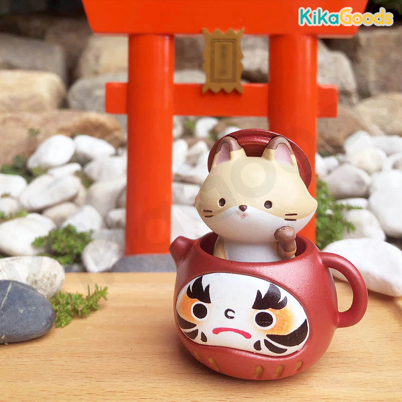 Teapot Fox Daruma 1 + 2 Series Blind Box - Image 9