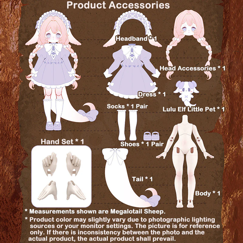 The Lulu Elf Story 1/12 Action Figure BJD Blind Box - Image 8
