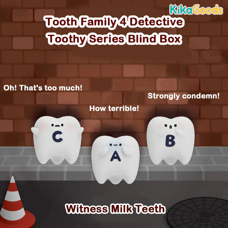 Tooth Family 4 Detective Toothy Series Blind Box - Image 5