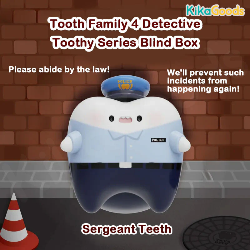 Tooth Family 4 Detective Toothy Series Blind Box - Image 9