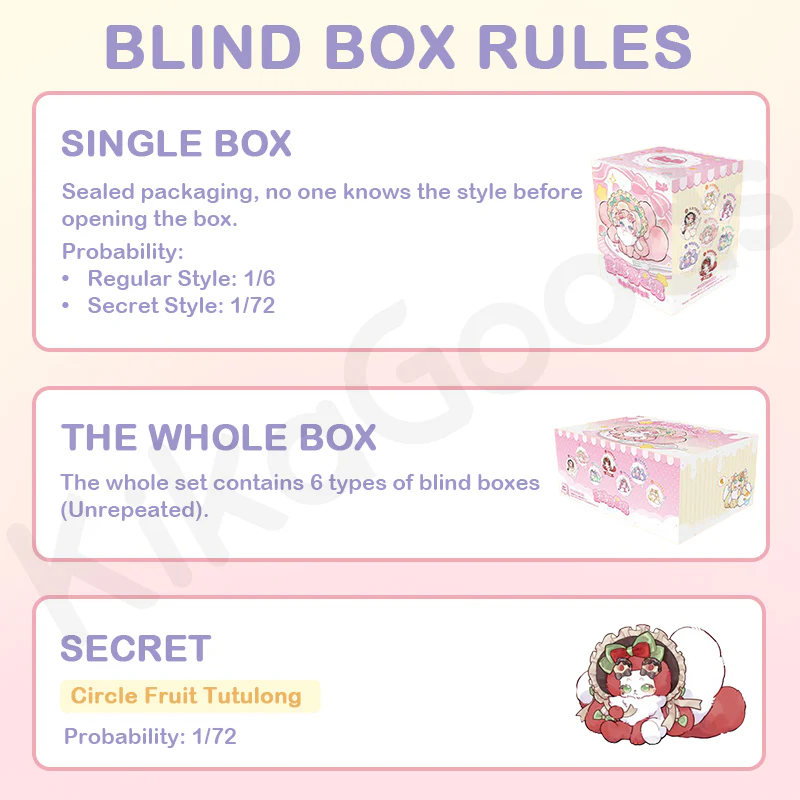 Tutulong Fantasy Creatures Honey Star Drops Series Plush Blind Box - Image 3