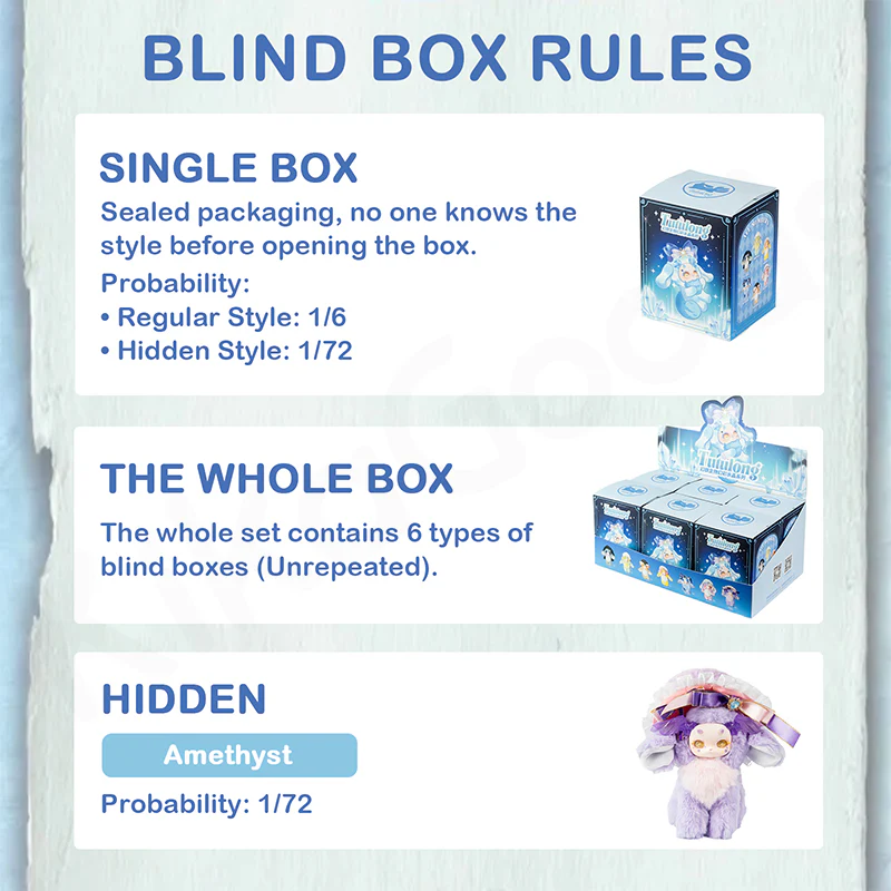 Tutulong Third Generation Fantasy Biology Colorful Crystal Series Plush Blind Box - Image 3
