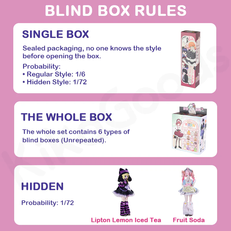 UF Doll Drink Series 1/5 Plus BJD Action Figure Blind Box - Image 5