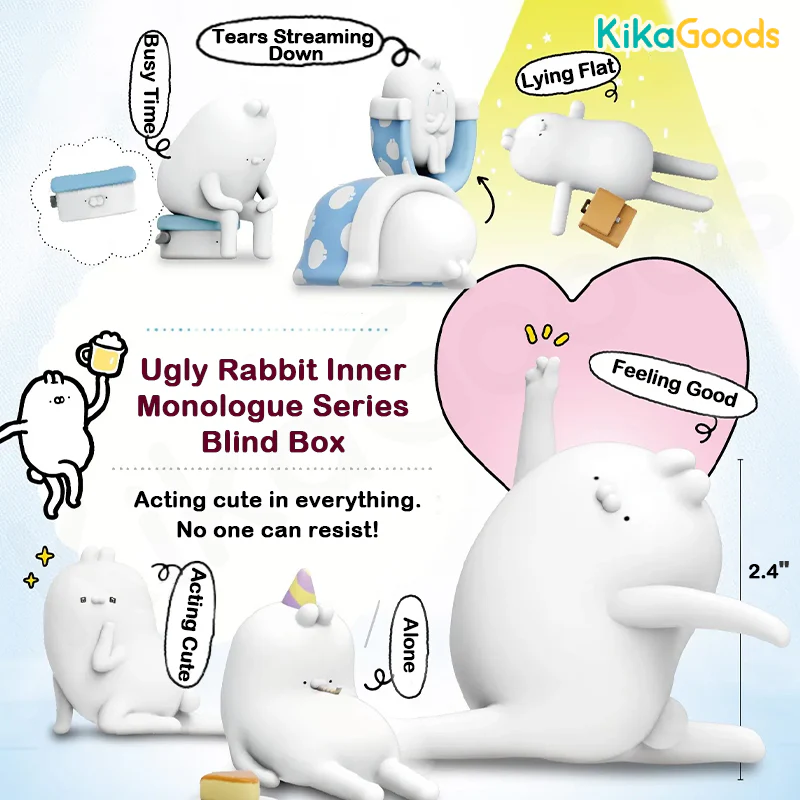 Ugly Rabbit's Inner Drama Series Blind Box - Image 4