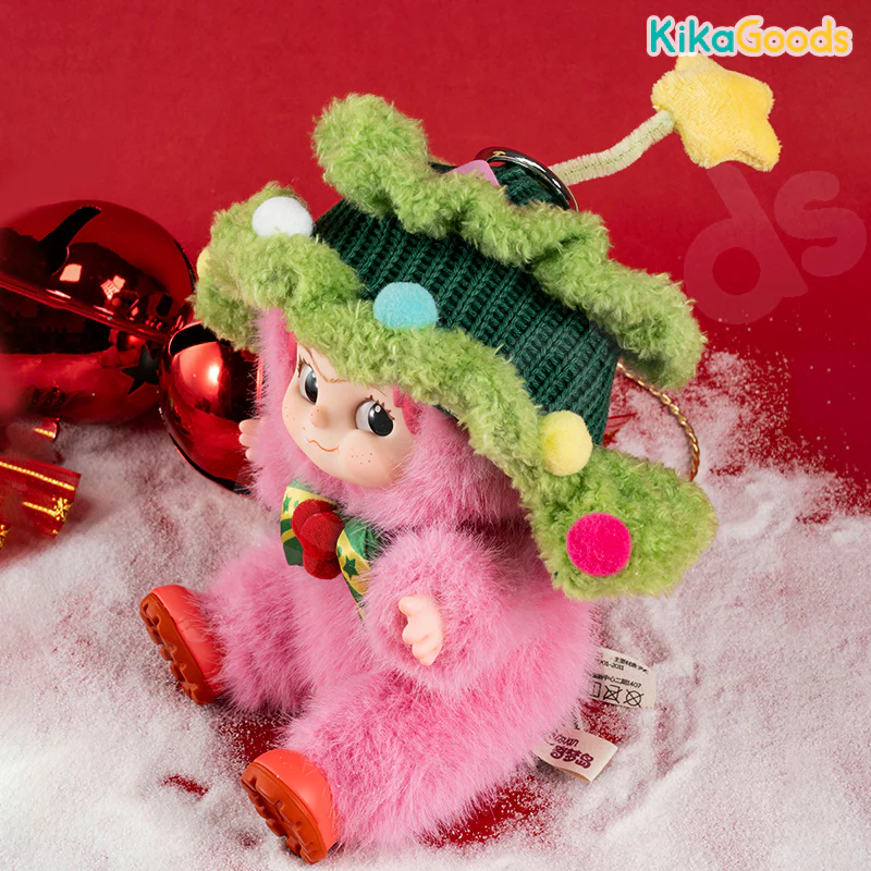 WAKUKU Santa Cutie in Pink Series Vinyl Plush Limited Figure - Image 2