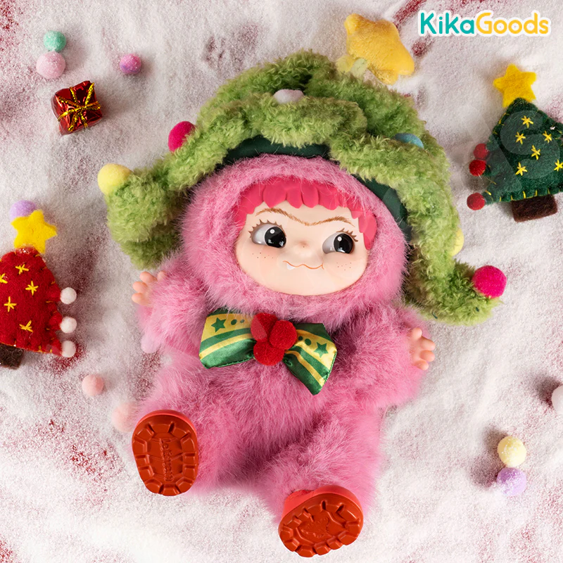 WAKUKU Santa Cutie in Pink Series Vinyl Plush Limited Figure - Image 3
